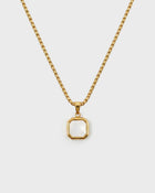 Bezel Stone Pendant Nacklace