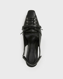 Quoted Lace Pump