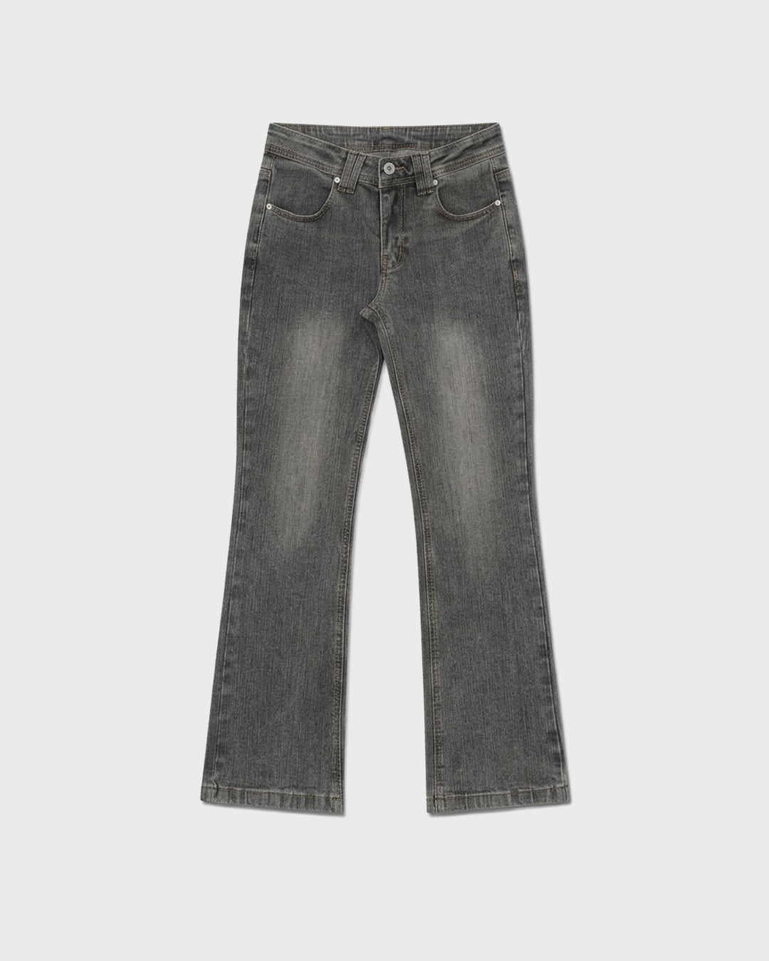 Smoke Wash Low-Rise Jean