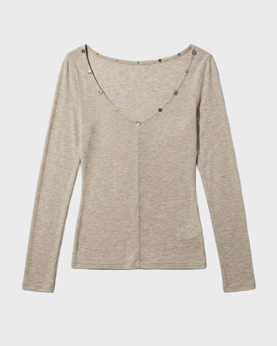 Hesse Button Knit Top