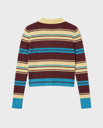 Four Stripe Cardigan Knit