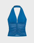 Ruched Halter Top