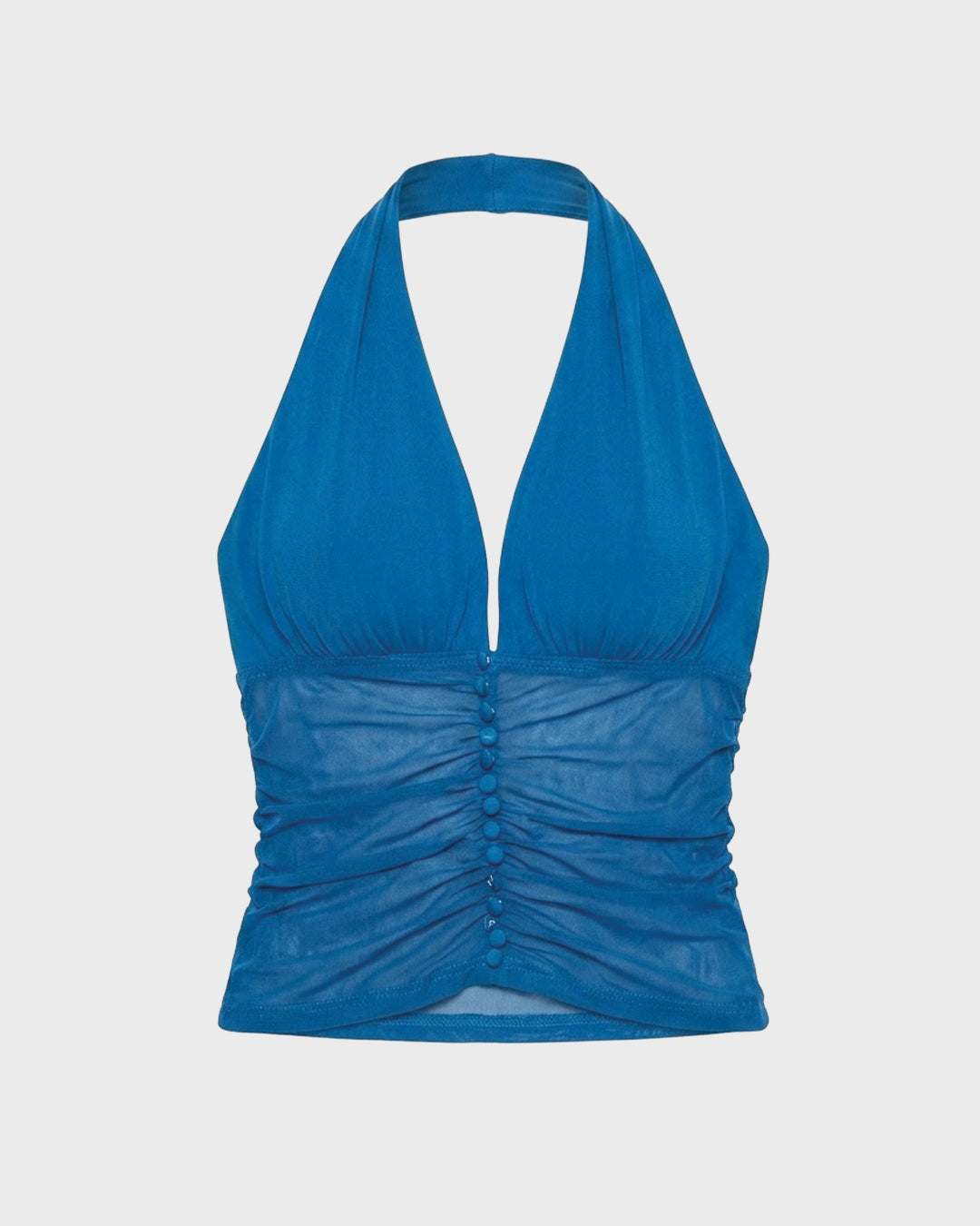 Ruched Halter Top