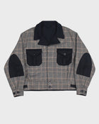 Glen Plaid Bomber Jacket