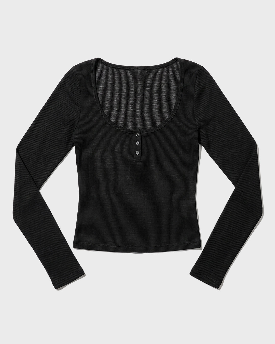 Three Button Rib Tee