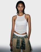 Bralette Sheer Knit Tank