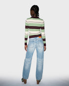 Sage Stripe Knit Cardigan