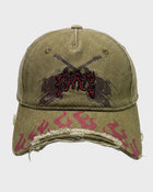 Cappellino con visiera tagliata a fiamma