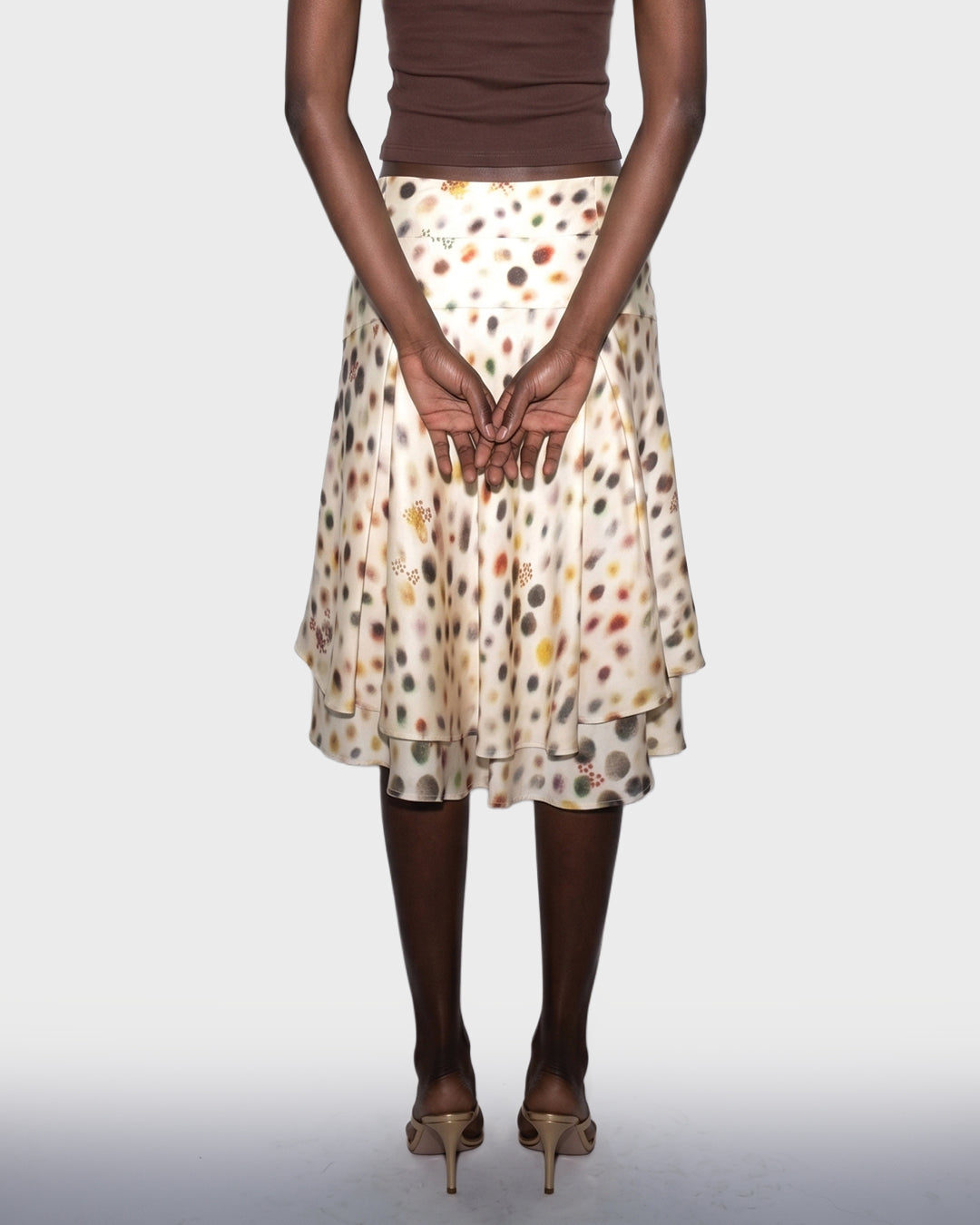 Scatter Dot Tier Skirt
