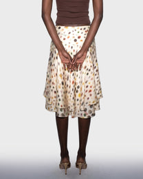 Scatter Dot Tier Skirt