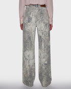 Pale Leopard Jean