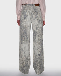 Pale Leopard Jean