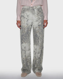 Pale Leopard Jean