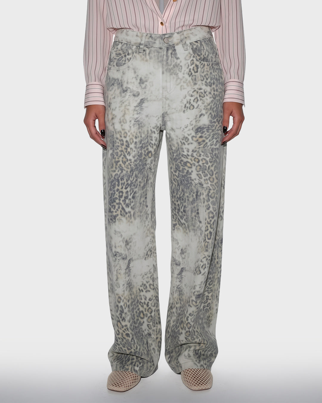 Pale Leopard Jean